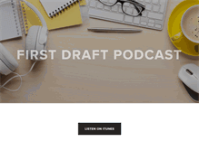 Tablet Screenshot of firstdraftpod.com